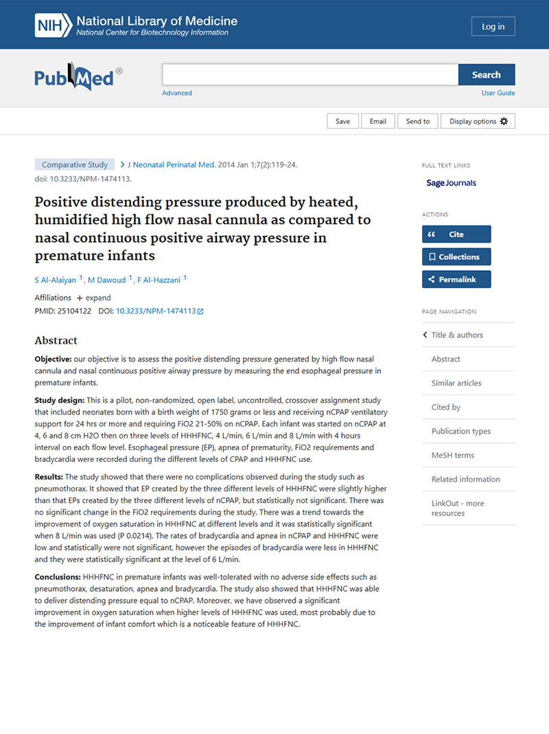 positive_distending_pressure Screenshot of PubMed abstract